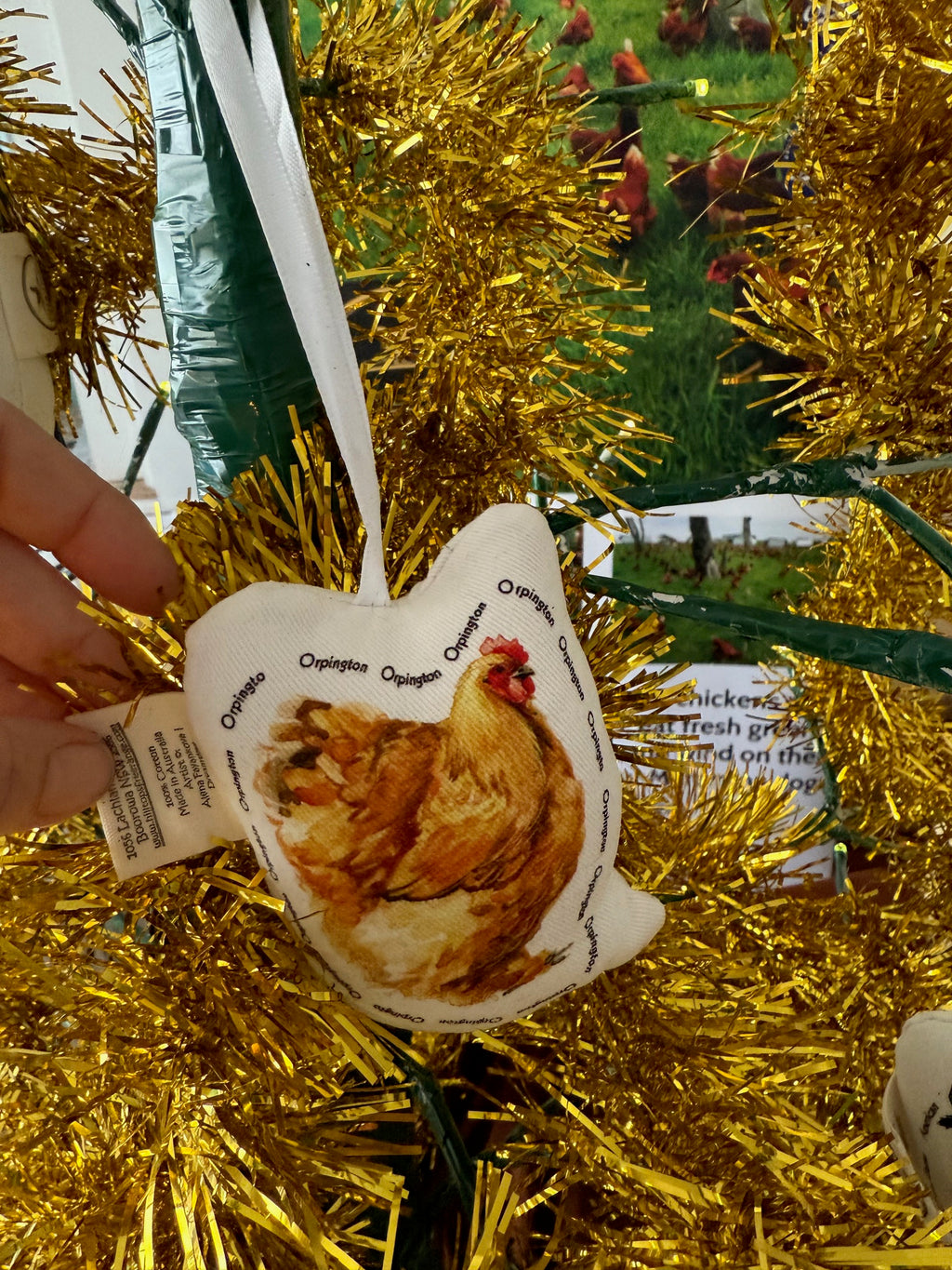 Christmas ornament - Chicken