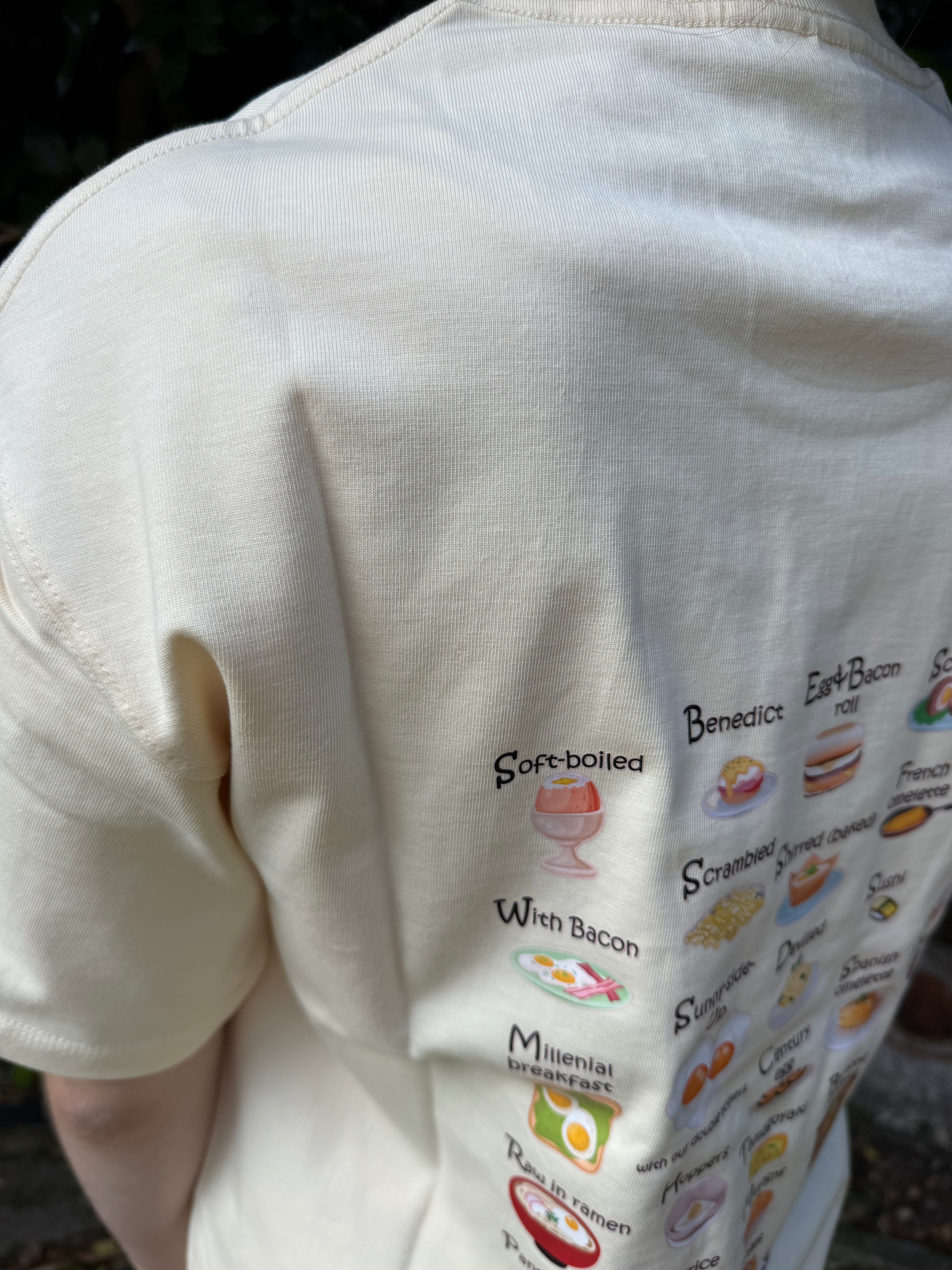 T-shirt "How do you like your eggs?"