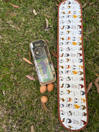 Long oven mitten (oven glove)