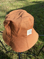 Bucket hat: double-sided, reversible - 'The Chickens of the World' - different breeds of chickens