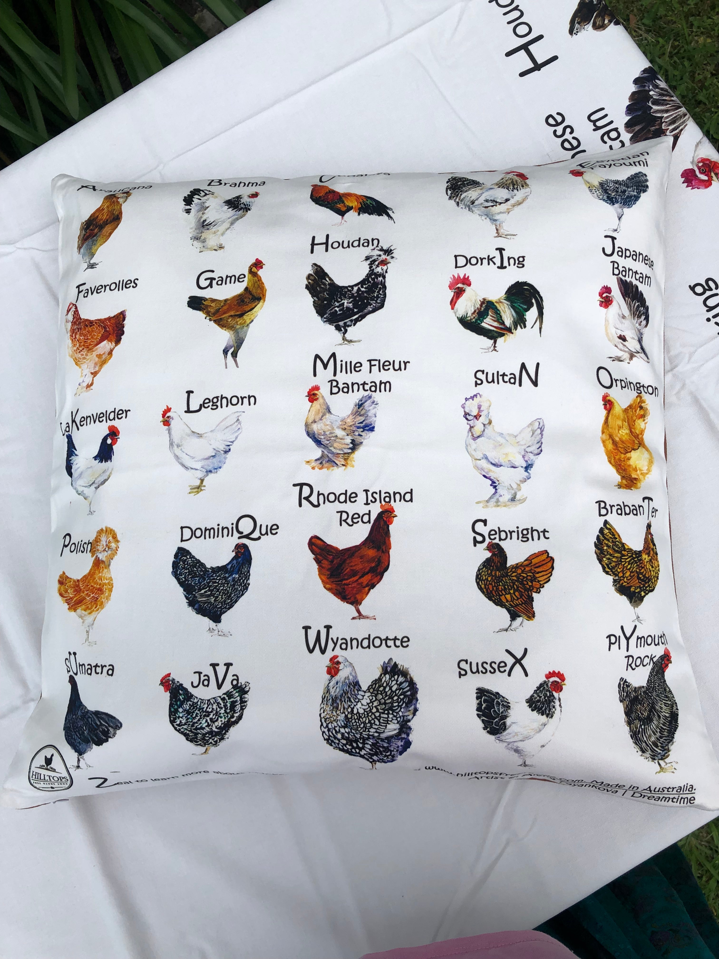 cushion chickens