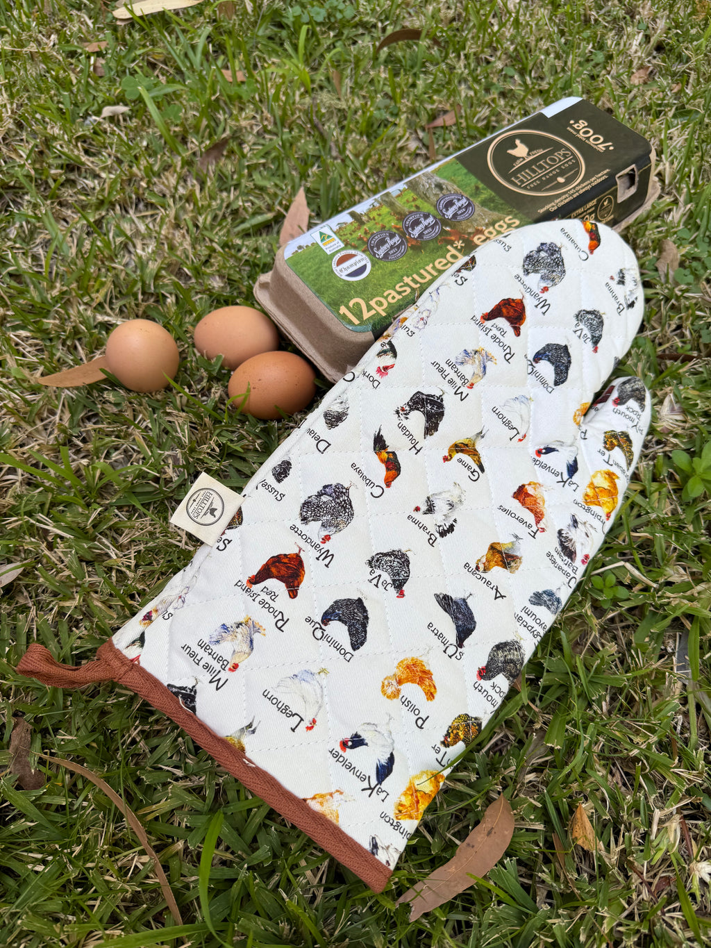 Long kitchen mitten (one)